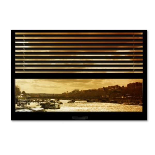 Trademark Fine Art Philippe Hugonnard 'Window View Paris at Sunset 4' 2 Panel Art 2, 22x32 PH0061B-C2232GG